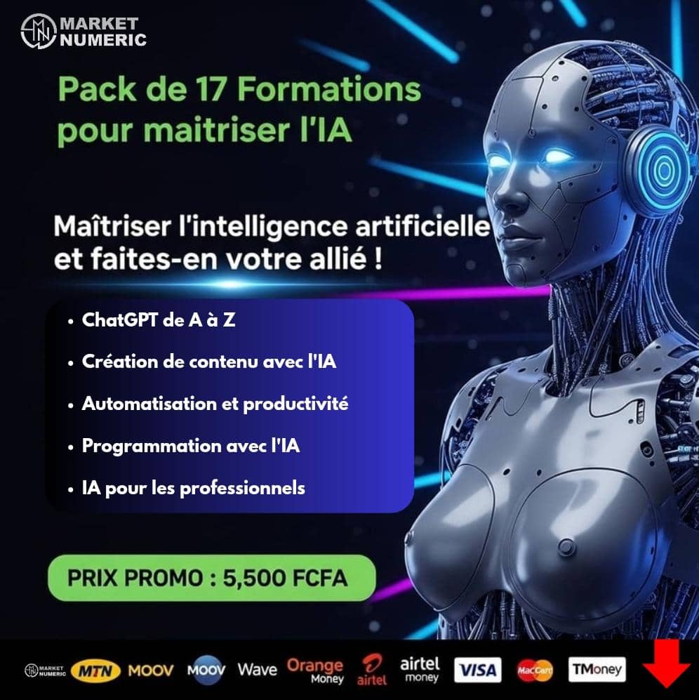 Pack de 17 Formations pour maîtriser l'IA