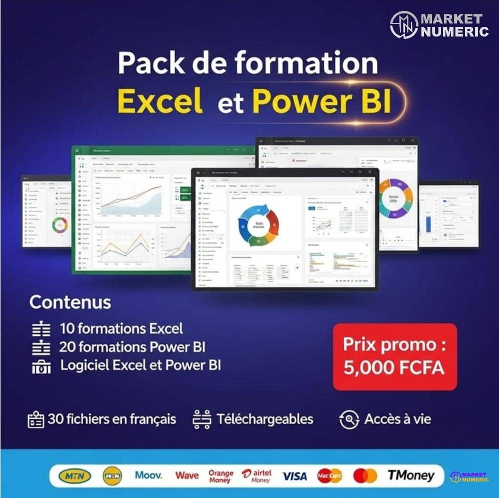 Pack de Formation Excel & Power BI 2025