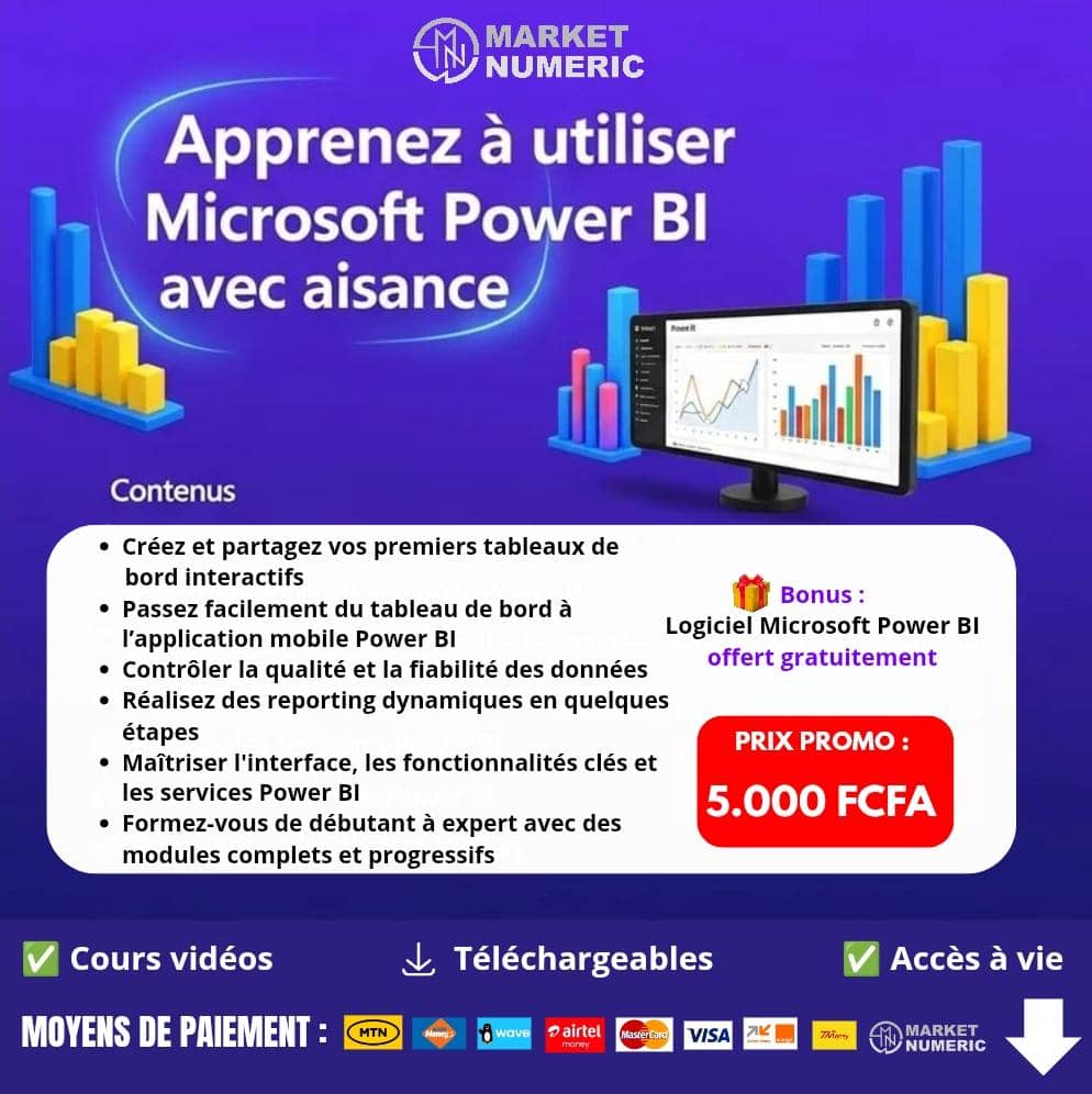 Apprenez à utiliser Microsoft Power BI avec aisance