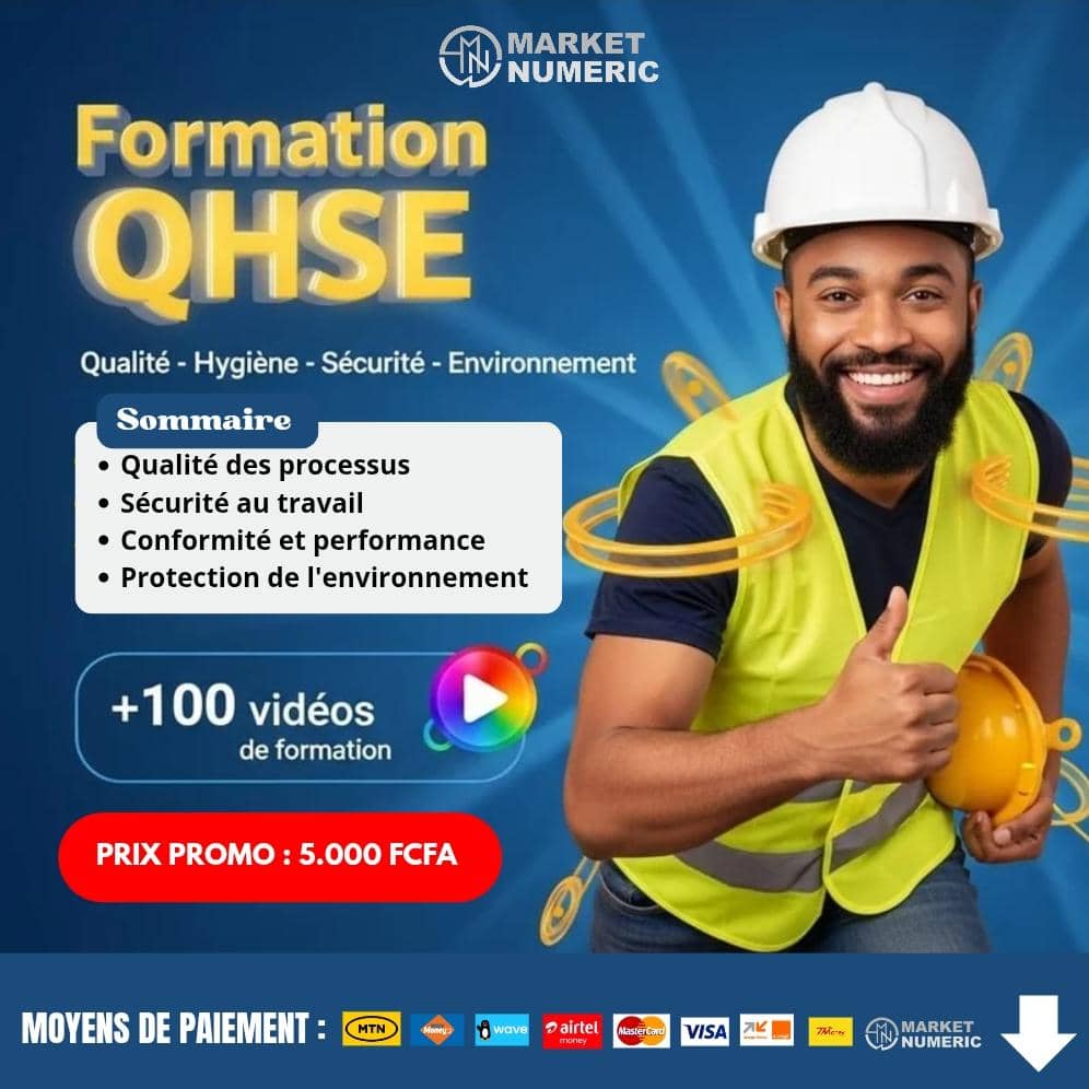 Formation QHSE : Qualité - Hygiène - Sécurité - Environnement