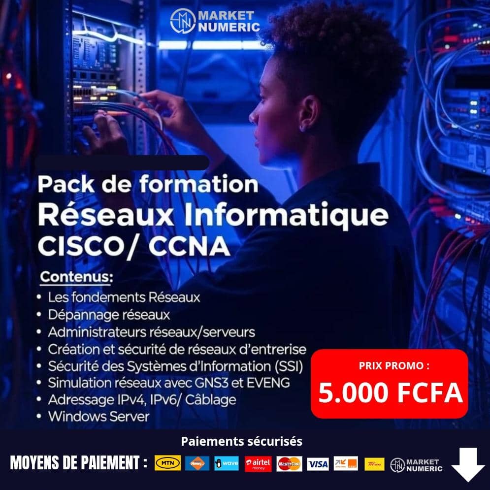Pack Complet Réseaux Informatique CISCO-CCNA
